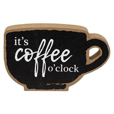 It's Coffee O'Clock Coffee Cup Sitter - The Fox Decor